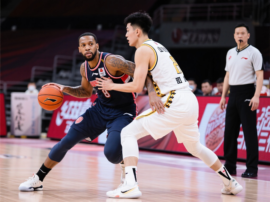 段昂君开场4分半无球防守约克连犯三次规,被迫提前下场休息 在比赛开局阶段,段昂君被教练安排专门盯防