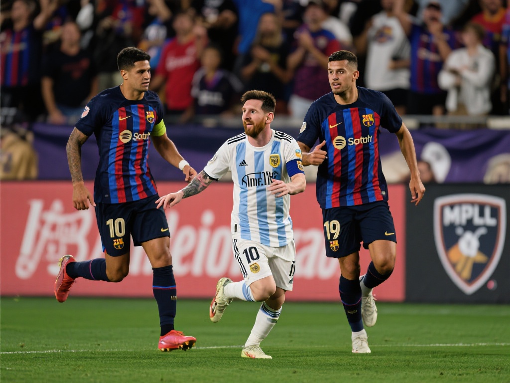 梅西领军迈阿密国际,巴萨四旧将齐聚首战洛杉矶FC 对于球迷来说,这场比赛不仅仅是一场普通的