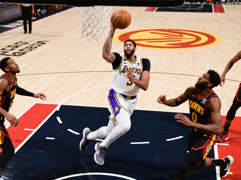 浓眉弧顶强杀独显锋芒,独行侠险胜老鹰大战 在比赛第四节的一次进攻中,浓眉展现了他作