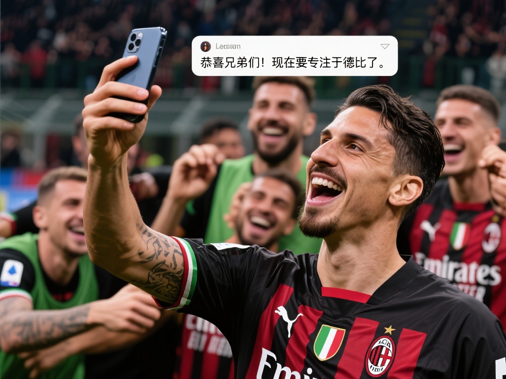 莱昂纳多发文庆祝胜利:兄弟们好样儿的!接下来全力备战德比! 莱昂纳多的这条社媒内容简洁却充满力量:“