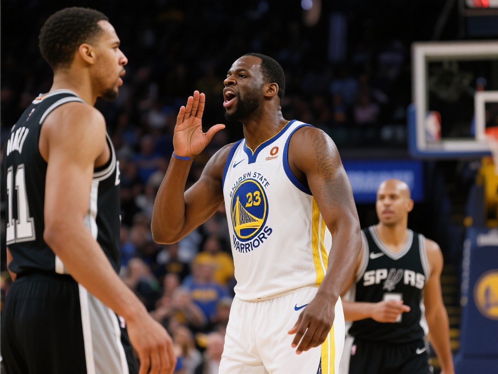 晚安休斯顿!勇士最后1分钟领先15分,追梦格林镜头前霸气告别 在篮球比赛中,trash talk(垃圾